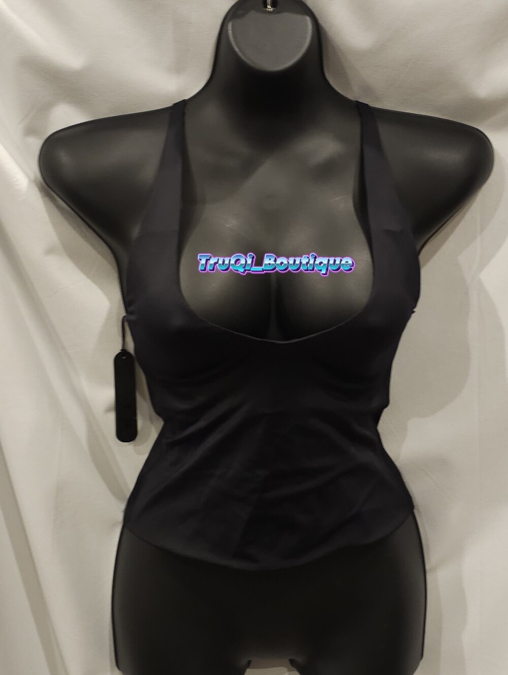 Skims X Nike Shine V-neck Tank SL-SLS-8621W Obsidian Size Medium